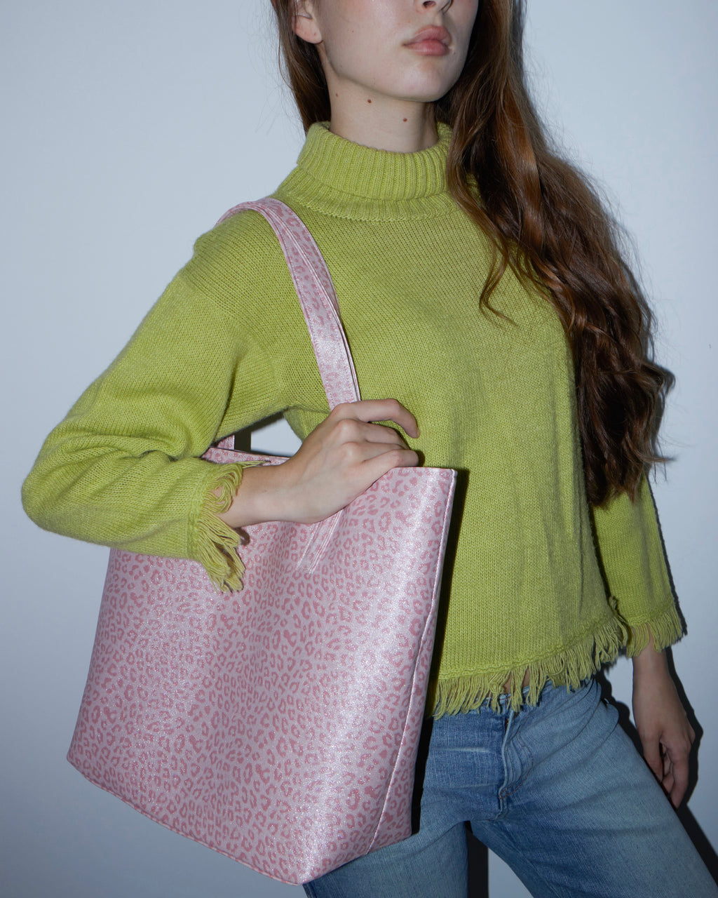 Tote Cheetah en Baby Pink