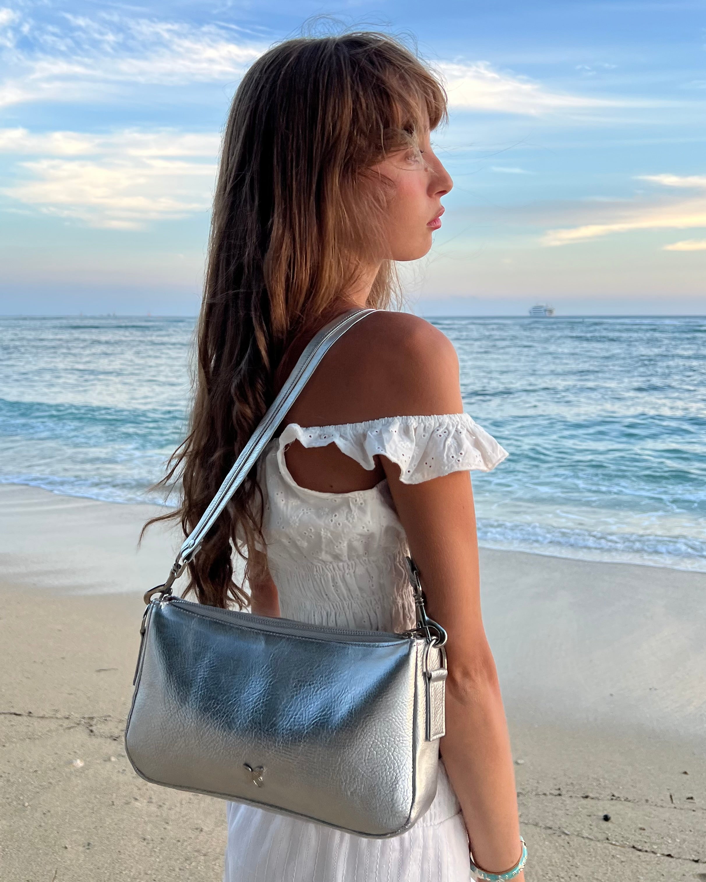 Mini Bag Plateada