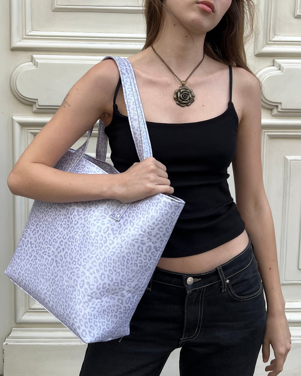 Tote Cheetah en Lila